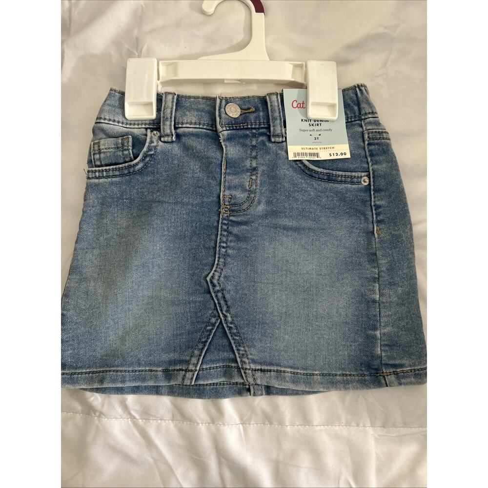 Cat & Jack Denim Toddler Skirt NWT 3T